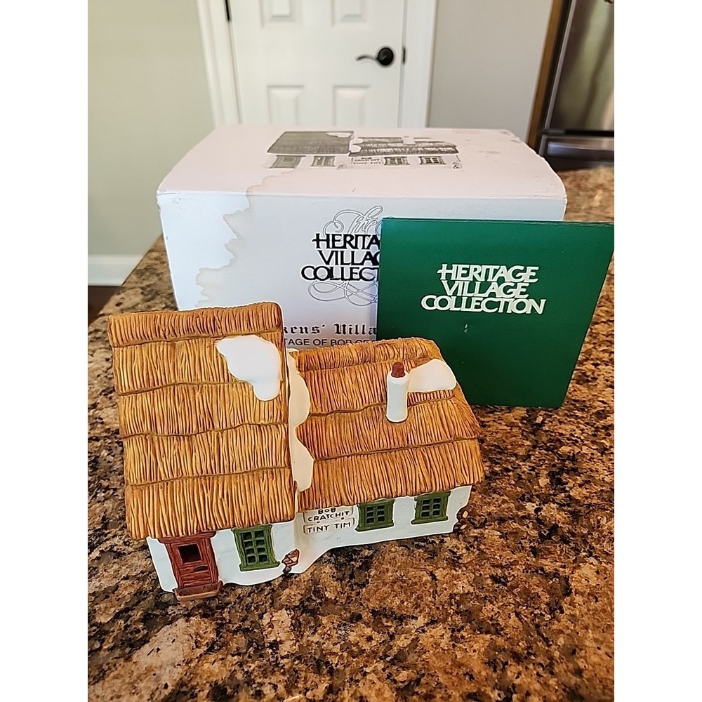 DEPT 56 DICKENS VILLAGE "COTTAGE OF BOB CRATCHIT & TINY TIM"